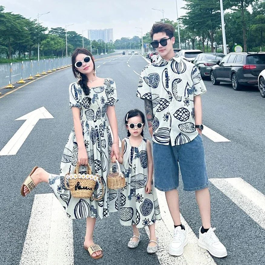 Parent Of Plant - Women Smock Dresses Korean Sister Family