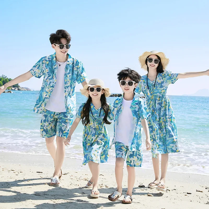 Parent Of Plant - Father Son Shirts SetClothes Summer Vacation