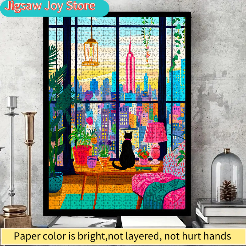 DIY Paper Puzzle, New York Cit - Parent Of Plant ulasan dan harga