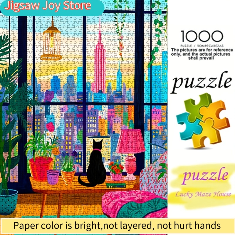 DIY Paper Puzzle, New York Cit - Parent Of Plant ulasan dan harga