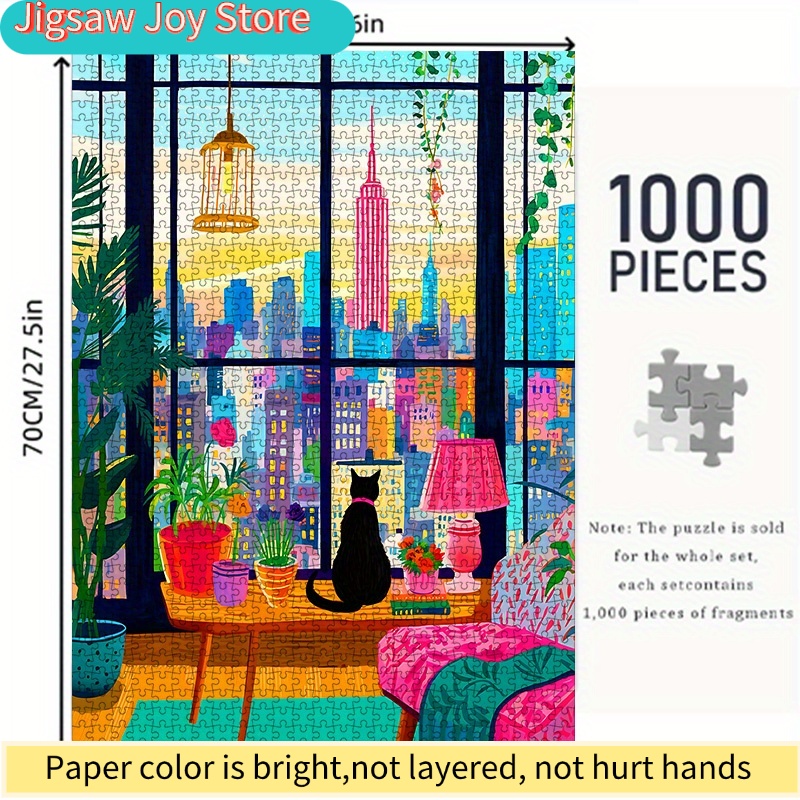 DIY Paper Puzzle, New York Cit - Parent Of Plant ulasan dan harga