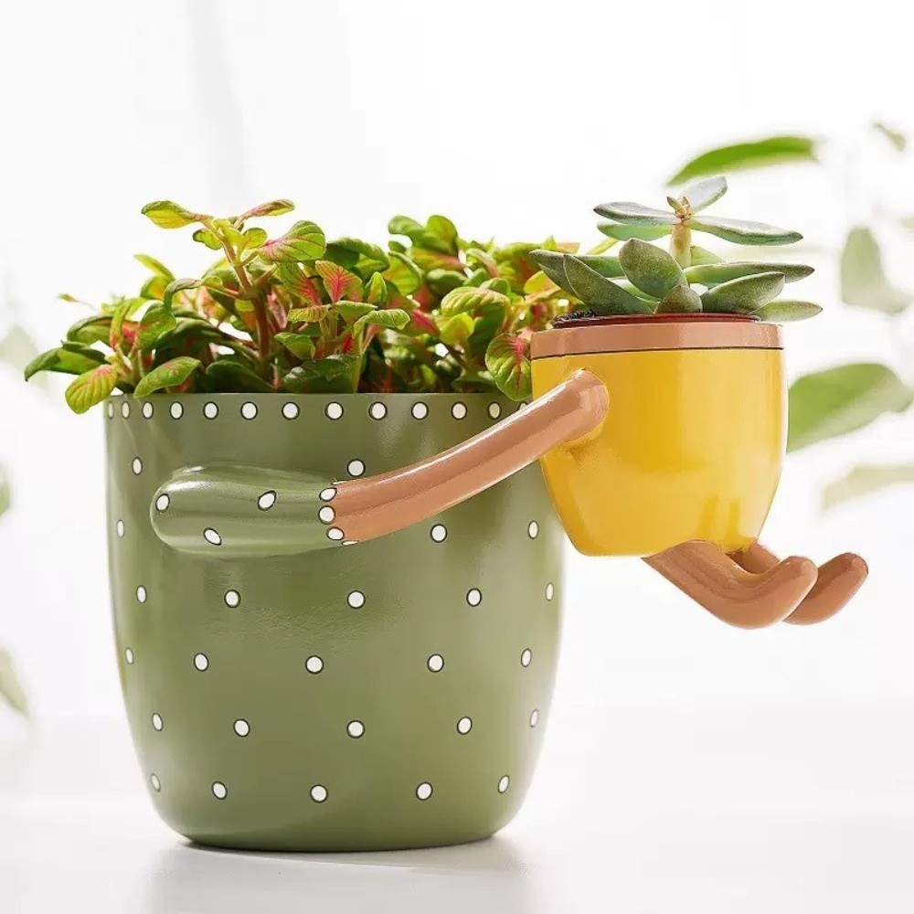 Resin Parent-child Flowerpot F - Parent Of Plant ulasan dan harga