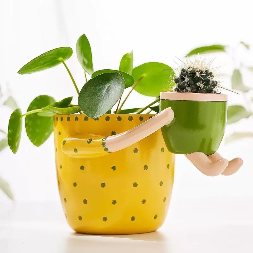 Resin Parent-child Flowerpot F - Parent Of Plant ulasan dan harga