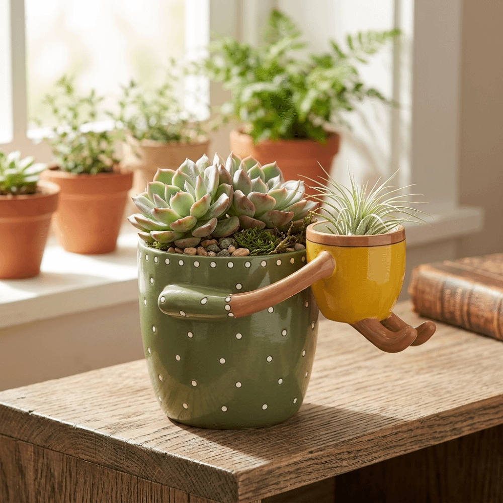 Resin Parent-child Flowerpot w - Parent Of Plant ulasan dan harga